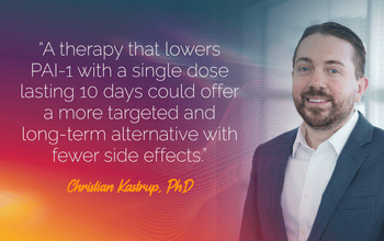 Blood clots can have deadly consequences, including heart attacks, strokes, and pulmonary embolisms. And older adults are at a disproportionately higher risk. A new study, published in the journal Blood, and led by Versiti Blood Research Institute (VBRI) Senior Investigator Christian Kastrup, PhD, suggests a new way to reduce that risk using precision gene targeting and potentially prolong lifespan.